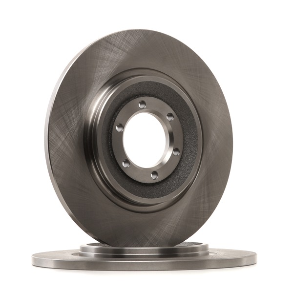 RIDEX 82B0805: Disco de freno Eje trasero, Ø: 250,2mm, macizo, Hierro fundido, Ø: 250,2mm, sin recubrimiento, sin tornillos