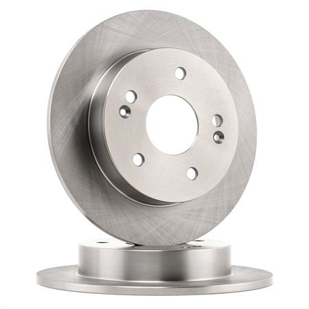 RIDEX 82B0572: Disco de freno Eje trasero, Ø: 259,7mm, macizo, Hierro fundido, Ø: 259,7mm, sin recubrimiento, sin tornillos