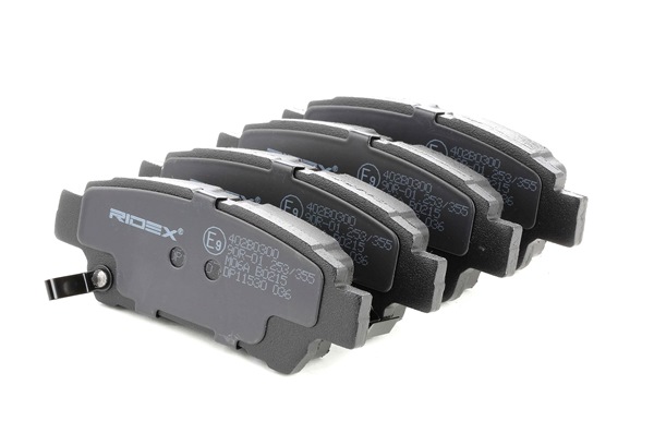 RIDEX 402B0300: Piduriklotsid Tagasild