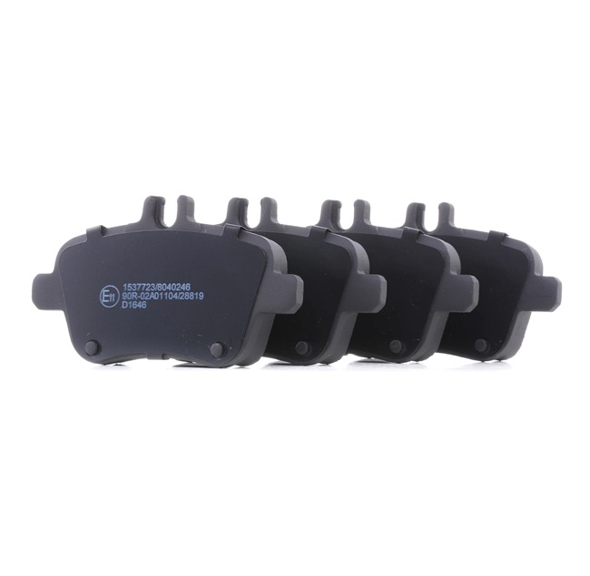 RIDEX 402B0631 Plaquettes de frein INFINITI QX30 I (H15E) 156 CV Essence coût