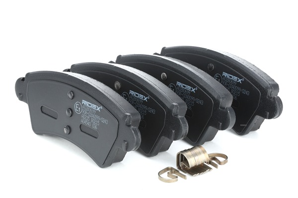 RIDEX 402B0699 Remblokken PEUGEOT 206 Hatchback (2A/C) 113 Pk Benzine/Ethanol kosten