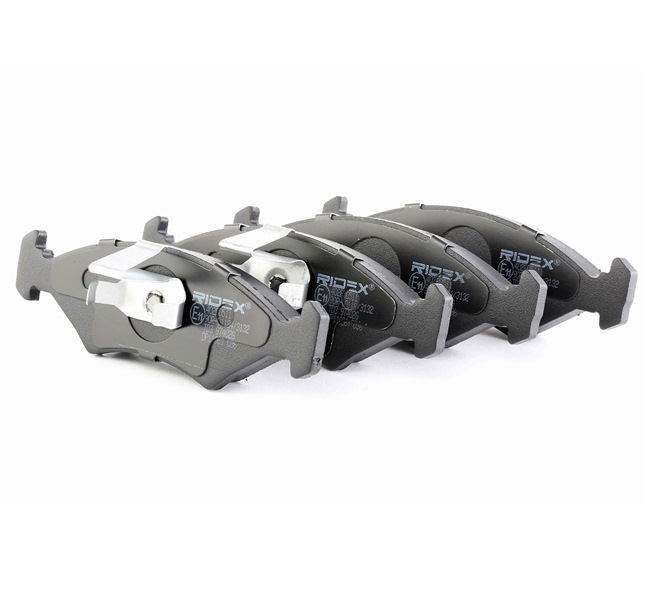 RIDEX 402B0511: Remblokken Vooras, Met plunjerclip