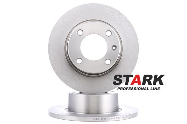 STARK SKBD-0023155: Bremsscheibe Hinterachse, Ø: 251mm, voll, Gusseisen, Ø: 251mm, unbeschichtet, ohne Schrauben
