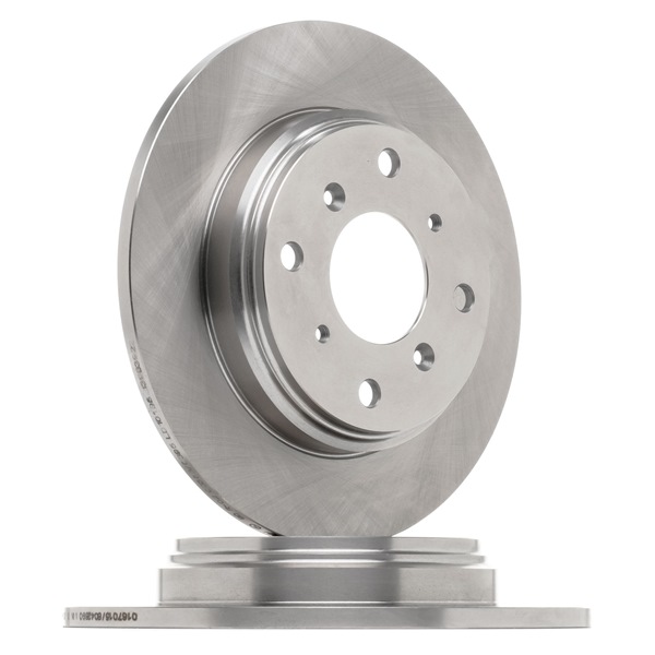 STARK SKBD-0023166: Brzdový kotúč Zadna naprava, Ø: 259,6mm, plný, Liatina, Ø: 259,6mm, nepotiahnutý, bez skrutiek