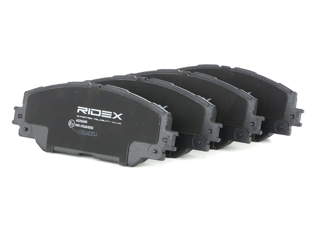 RIDEX 402B0685: Remblokken Vooras, Zonder toebehoren
