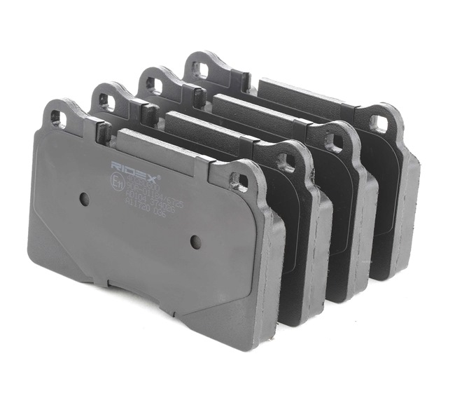 RIDEX 402B0800: Piduriklotsid Esisild