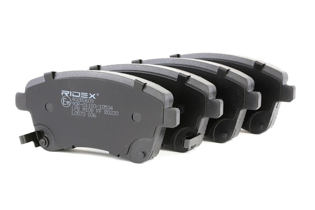 RIDEX 402B0609: Fékbetét készlet, tárcsafék elsőtengely