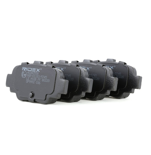 RIDEX 402B0558: Bremsbeläge Hinterachse