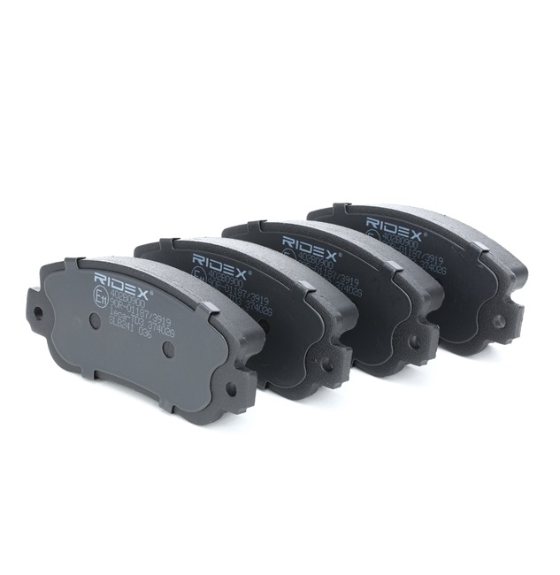 RIDEX 402B0900: Bremseklodser foraksel