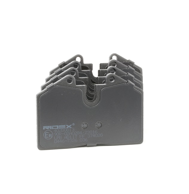 RIDEX 402B0813: Bremsbeläge vorne, hinten