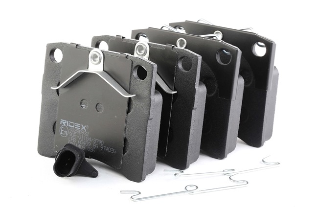 RIDEX 402B0932 Remblokken VOLKSWAGEN TRANSPORTER 4 Bus (70XB, 70XC, 7DB, 7DW) 67 Pk Benzine kosten