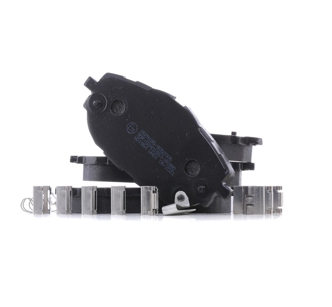 RIDEX 402B0861: Bremsbeläge Vorderachse, mit Anti-Quietsch-Blech