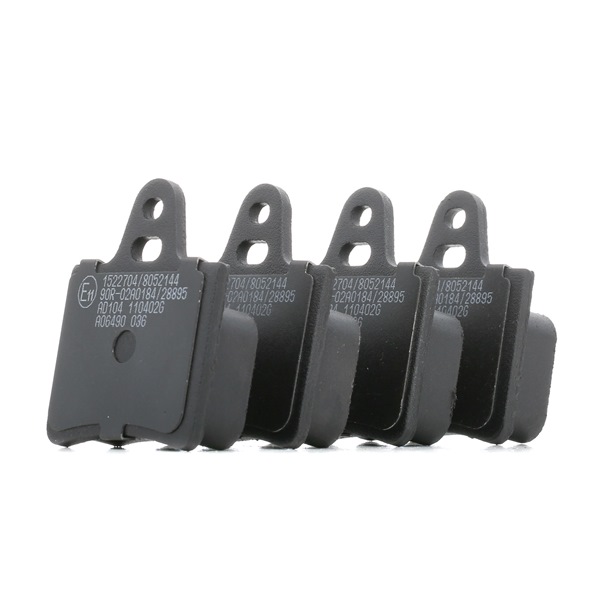 RIDEX 402B0641: Remblokken Achteras, Met montagehandleiding