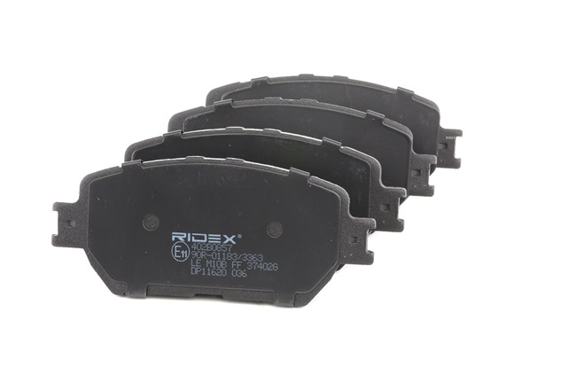 RIDEX 402B0857: Bremseklosser framaksel