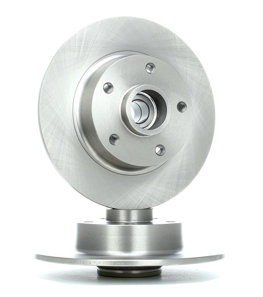 RIDEX 82B0990: Piduriketas Tagasild, Ø: 260mm, täis, Malm, Ø: 260mm, katmata, koos rattakeskmega