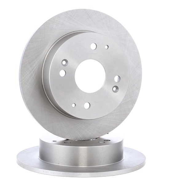 RIDEX 82B1058: Disco de freno Eje trasero, Ø: 259,7mm, macizo, Hierro fundido, Ø: 259,7mm, sin recubrimiento, sin tornillos