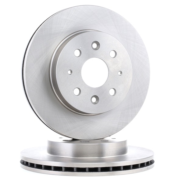 RIDEX 82B1015: Bremsscheibe Vorderachse, Ø: 253,6mm, Belüftet, Gusseisen, Ø: 253,6mm, unbeschichtet, ohne Schrauben