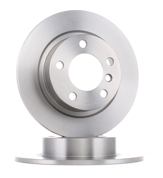 RIDEX 82B1042: Bremsscheibe Hinterachse, Ø: 279,8mm, voll, Gusseisen, Ø: 279,8mm, unbeschichtet, ohne Schrauben