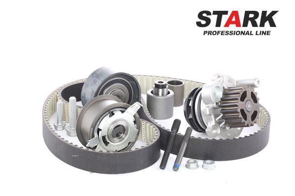STARK SKWPT-0750037: Kit cinghia distribuzione, pompa acqua N° denti: 160, Largh.: 30mm, con guarnizioni, con pompa acqua, con tirante a vite