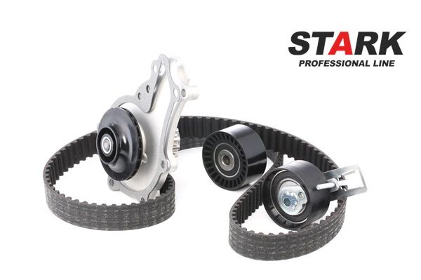 STARK SKWPT-0750054: Kit de distribution + pompe à eau Nbr. dents: 141, Largeur: 25mm, avec pompe à eau