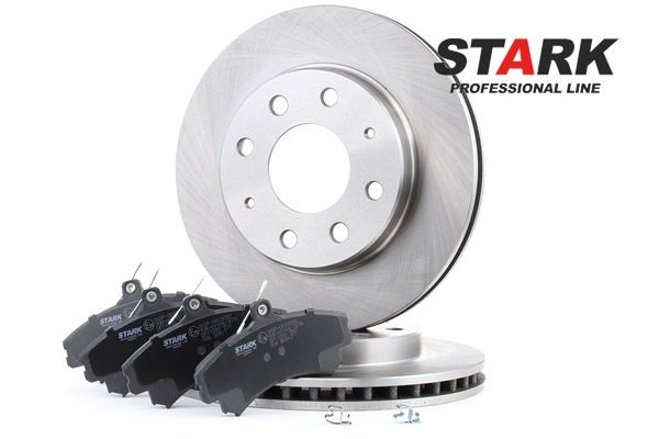 STARK SKBK-1090084: Souprava brzd, koutocova brzda přední osa, R: 256mm, větráno