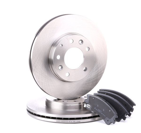 STARK SKBK-1090101: Kit de discos de freno y pastillas Eje delantero, Ø: 283mm, ventilado