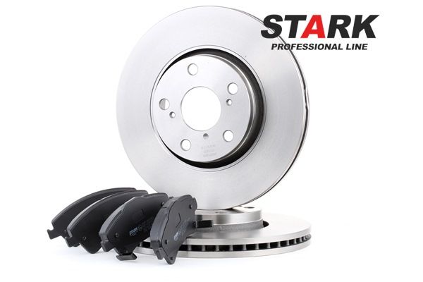 STARK SKBK-1090118: Disques et plaquettes de freins Essieu avant, Ø: 295mm, ventilé, avec tôle anti-bruit