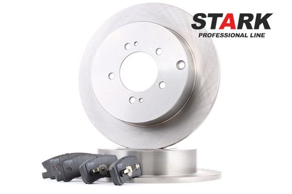 STARK SKBK-1090122: Sada bŕzd, Kotúčová brzda Zadna naprava, Ø: 302mm, plný