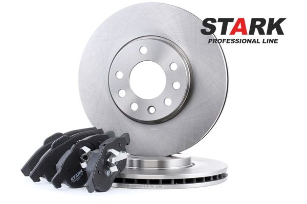 STARK SKBK-1090137: Disques et plaquettes de freins Essieu avant, Ø: 285mm, ventilé, avec tôle anti-bruit