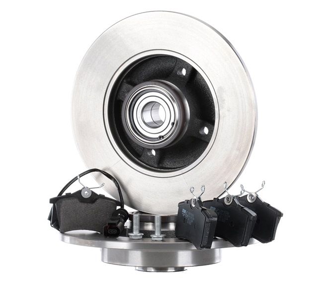 STARK SKBK-1090164: Souprava brzd, koutocova brzda Zadní náprava, R: 249mm, plný, s ABS senzorem, s ložiskem (kola)