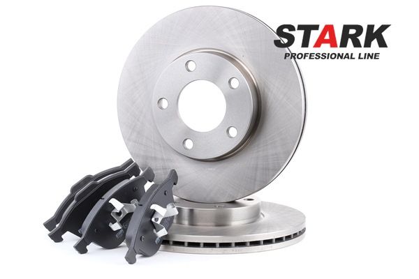 STARK SKBK-1090170 Bremsscheiben und -beläge Vorderachse, Ø: 278mm, Belüftet