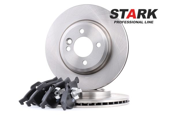 STARK SKBK-1090182: Kit de discos de freno y pastillas Eje delantero, Ø: 276mm, ventilado