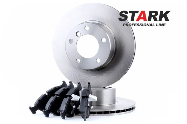STARK SKBK-1090218 Bremsscheiben und -beläge Vorderachse, Ø: 296mm, Belüftet