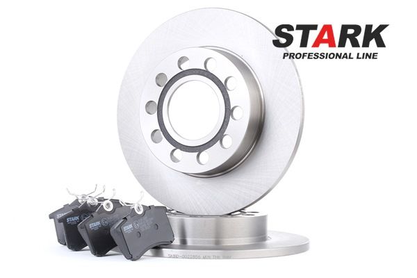 STARK SKBK-1090243 Kit de discos de freno y pastillas AUDI A4 B6 Sedán (8E2) 130 cv Gasóleo costo