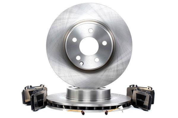 STARK SKBK-1090246: Set frana, frana disc punte fata, Ř: 312mm, ventilat, cu tabla anti scartait