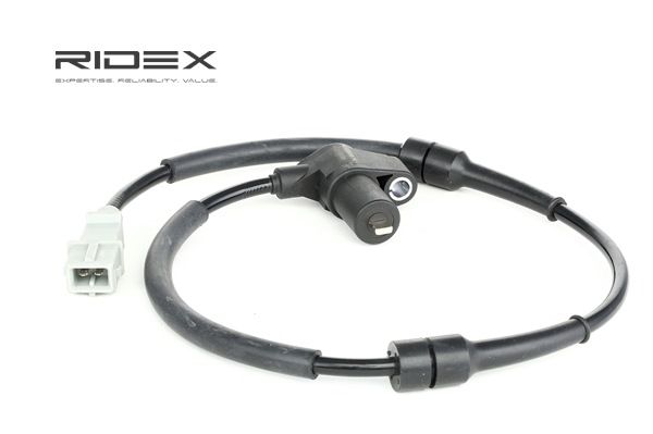 RIDEX 412W0066: Sensor ABS Eje delantero, con cable