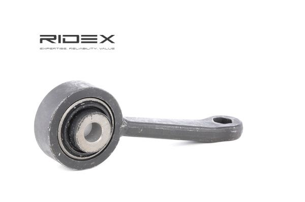 RIDEX 3229S0146: Bieleta de suspensión Eje delantero, derecha, 129mm, Acero