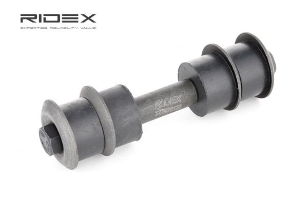 RIDEX 3229S0133: Koppelstange Vorderachse, beidseitig, 116mm, Stahl