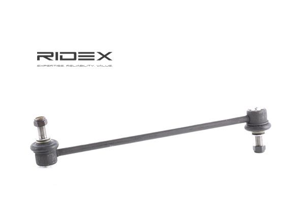 RIDEX 3229S0304: Drążek / wspornik, stabilizator oś przednia po obydwu stronach, 317[mm], Stal