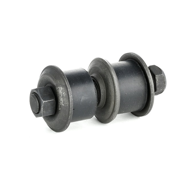 RIDEX 3229S0293: Drążek / wspornik, stabilizator oś przednia po obydwu stronach, 71[mm], Stal