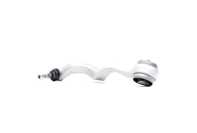 RIDEX 273C0418: Barra oscilante de suspensión de ruedas Eje delantero, debajo, izquierda, delante, Aluminio, con tuerca