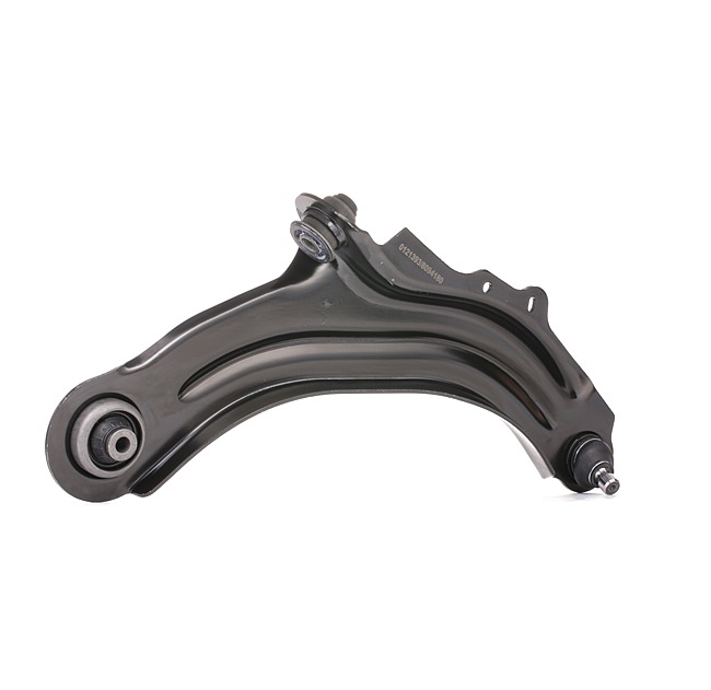 STARK SKCA-0050620: Bras de suspension Essieu avant droit, inférieur, Tôle d'acier, avec support en caoutchouc, avec rotule de suspension