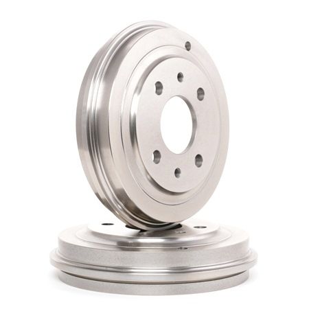 RIDEX 123B0043: Fékdob hátsótengely, 185mm, 219mm, ABS-érzékelőgyűrű nélkül, kerékcsapágy nélkül