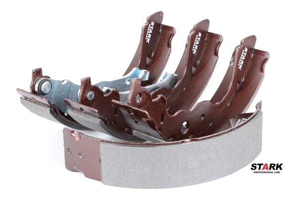 STARK SKBS-0450214: Remschoenset Achteras, 228,6mm, Zonder toebehoren, Zonder veer, Zonder wielremcilinder, Met handremhefboom