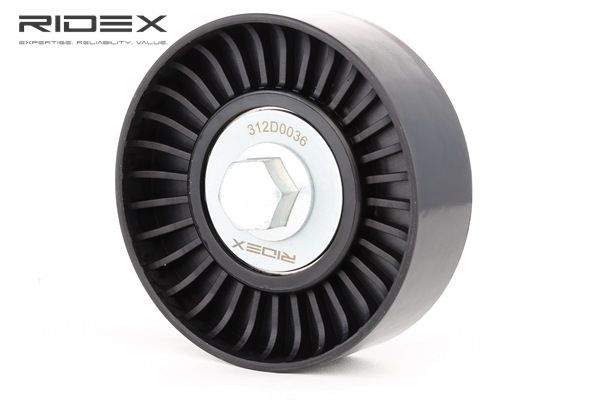RIDEX 312D0036 Паразитна / водеща ролка, пистов ремък OPEL Astra H Хечбек (A04) 125 K.C. бензин цена