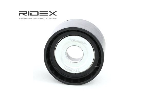 RIDEX 312D0021: Umlenk- / Führungsrolle, Keilrippenriemen Ø: 54mm, Ø: 54mm