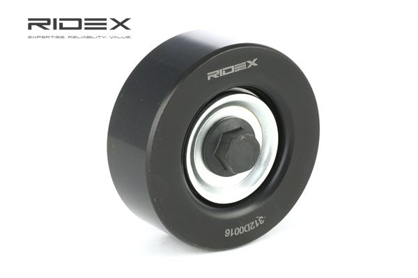RIDEX 312D0016: Ohjainrulla, moniurahihna Ø: 70mm, Kiinnitysmateriaalilla