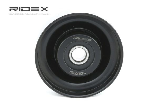 RIDEX 312D0039: Polia de desvio / de guia, correia trapezoidal estriada Ø: 78mm, Ø: 78mm
