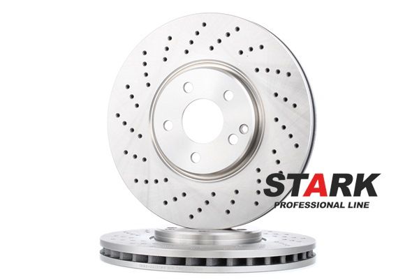 STARK SKBD-0023289: Disc de frână punte fata, Ř: 330mm, ventilat, Fonta, Ř: 330mm, netratat, fara suruburi