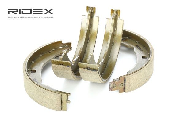 RIDEX 70B0073: Bremsbackensatz Hinterachse, 185mm, ohne Hebel